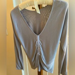 Giorgio Armani Gray Blouse